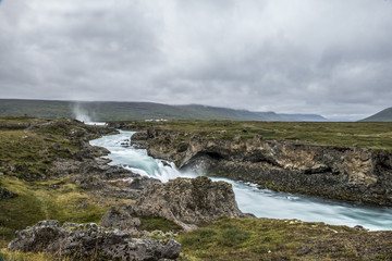 Obraz premium Piccole cascate islandese