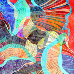 Panele Szklane Podświetlane  abstrakcyjne tło