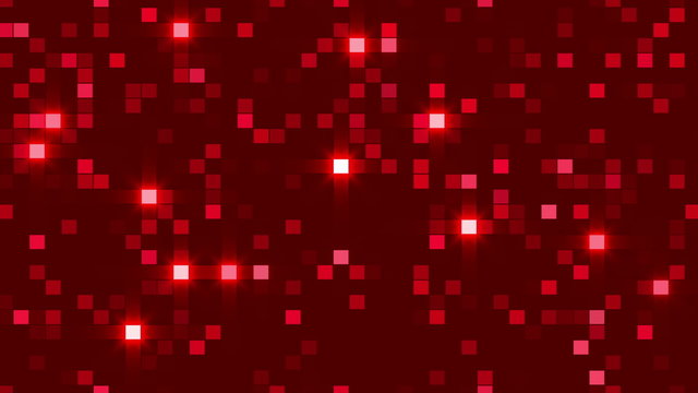 red abstract background, motion squares, loop