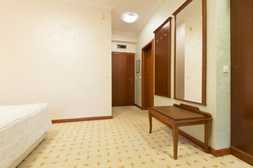 Hotel room entrance