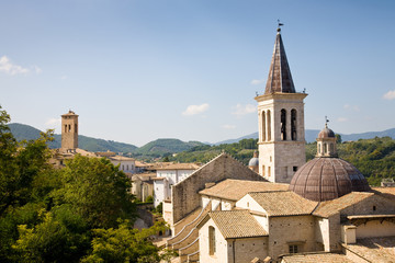 Fototapeta na wymiar Cathedral Spoleto, Umbria, Italy