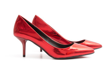 Obraz premium Red high heels