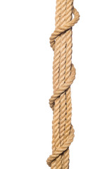 Rope isolated on the white background