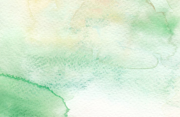 green textures watercolor background