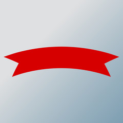 Red ribbon banner