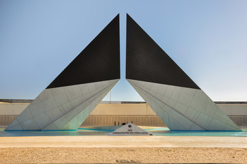 Monumento a los combatientes de Ultramar, Belem, Lisboa, Portugal