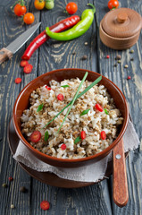 Rice with minced meat