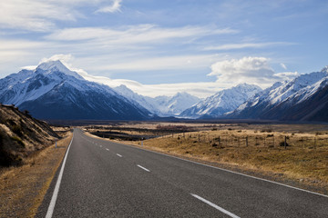 South island road, New Zealand