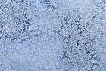 Cold frost winter background