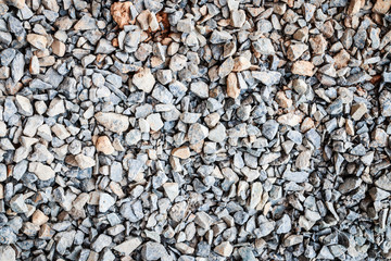 Wall of small sand stone texture background