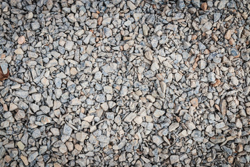 Wall of small sand stone texture background