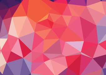 Colorful modern geometrical abstract background. Vector