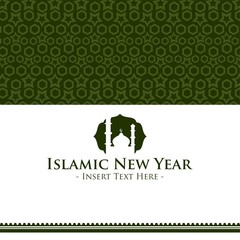 Islamic New Year Vector Template