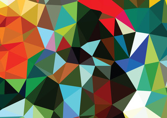 Polygonal Geometric tech abstract background. EPS 10