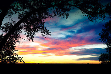 Southern Alberta Prairie Sunset