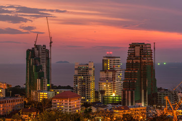 Pattaya city at chonburi thailand