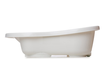 Small tub isolated on the white