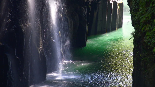 宮崎県高千穂峡にある真名井の滝