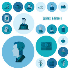 Business and Finance Icon Set