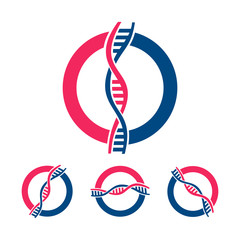 Circle RNA - DNA Vector Icon