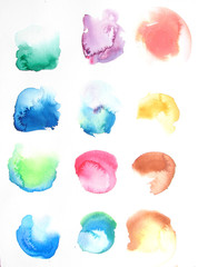 abstract watercolor background design wash
