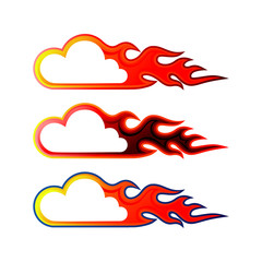 Quick Flame Fire Cloud Illustration