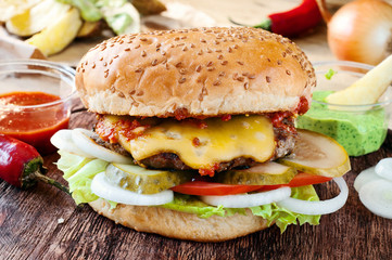 Fresh burger