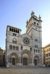 Fototapeta na wymiar Genoa Cathedral. Italy