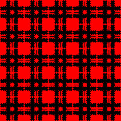 vector abstract background of red and black cage ideal for fabrics