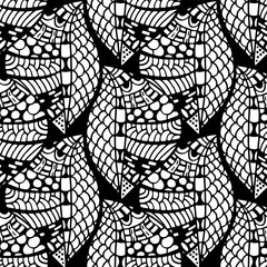 Obraz premium floral doodle