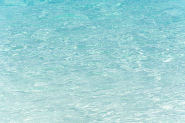 Obraz premium Blue ripple water wave in sea ocean.