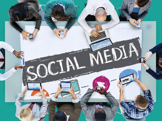 Social Media Social Networking Technology Connection Concept