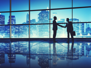 Fototapeta na wymiar Businessmen Deal Business Handshake Greeting Concept