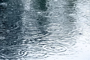 Foto auf Acrylglas Sturm Regentropfen Hintergrund
