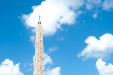 Obelisk in Piazza di Spagna in Rome