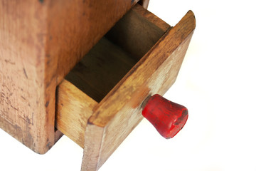 Old rusty grinder details