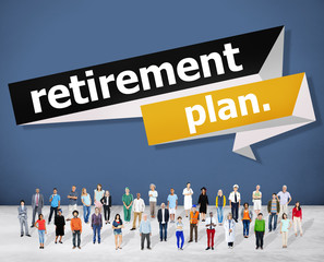 Retirement Plan Retirement Planning Pension Concept