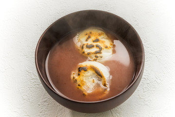 あったかおしるこ　 Snacks Japan adzuki-bean with rice cake