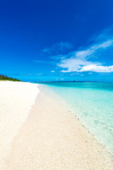 Sea, beach, landscape. Okinawa, Japan, Asia.