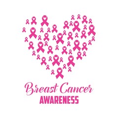 Breast Cancer Awareness Vector Template