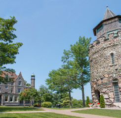 The Dove-Cote and Boldt Castle on Heart Island USA