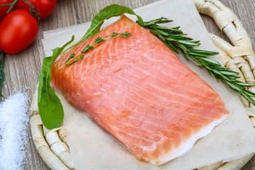 Salted salmon