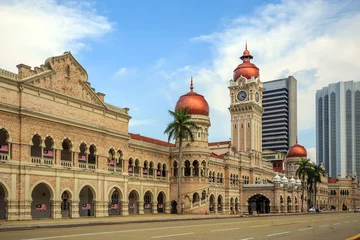 Crédence de cuisine en verre imprimé Kuala Lumpur Merdeka Square in downtown Kuala Lumpur