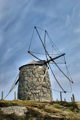Old windmill of Aboim in Fafe, Portugal