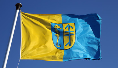 Flag of german island Hiddensee