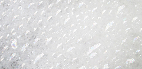 Foam white background