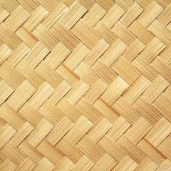 close up woven bamboo pattern