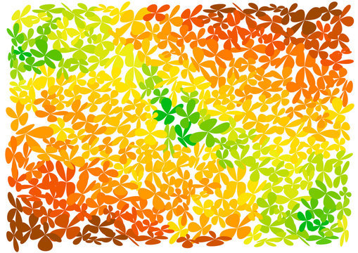 color vector leaves background