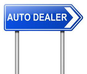 Auto dealers concept.