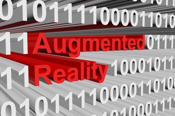Augmented Reality is presented in the form of binary code